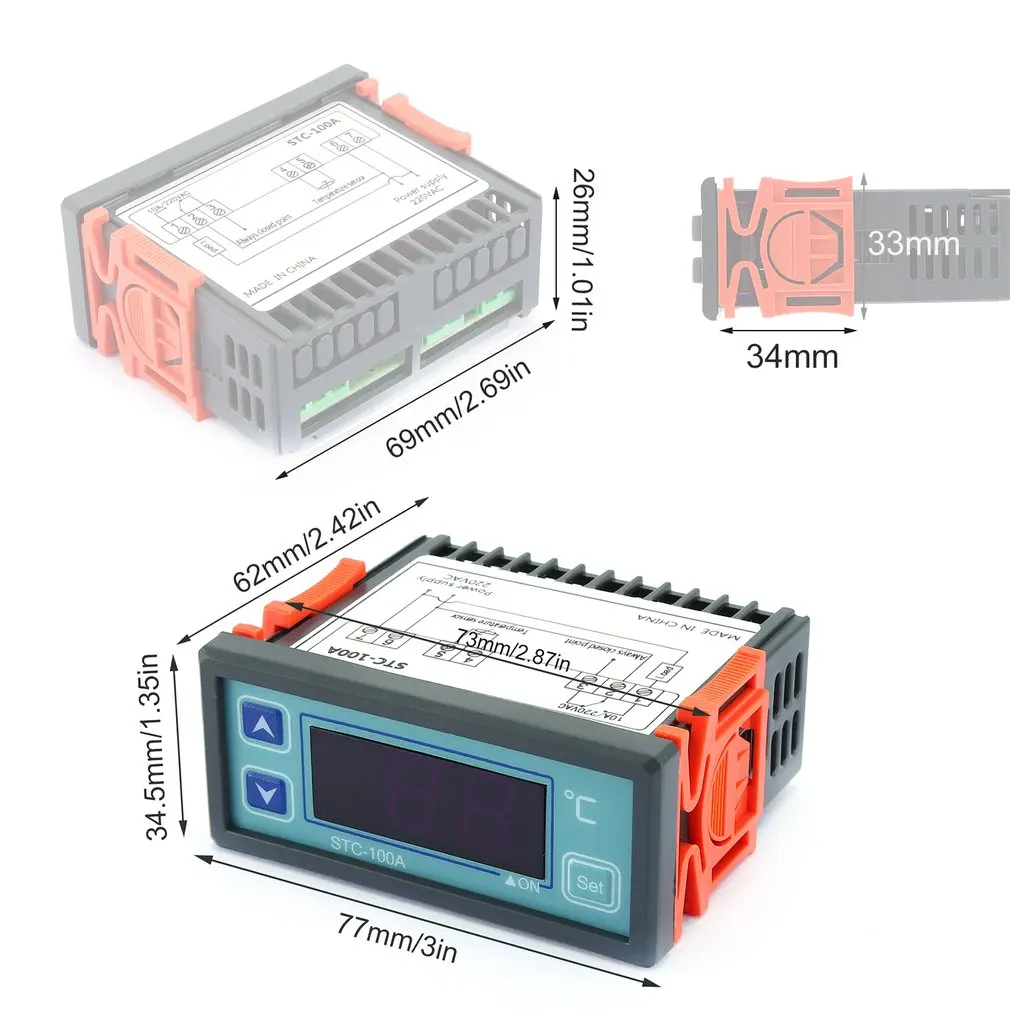 Цифровой регулятор температуры холодный термостат для холодильника