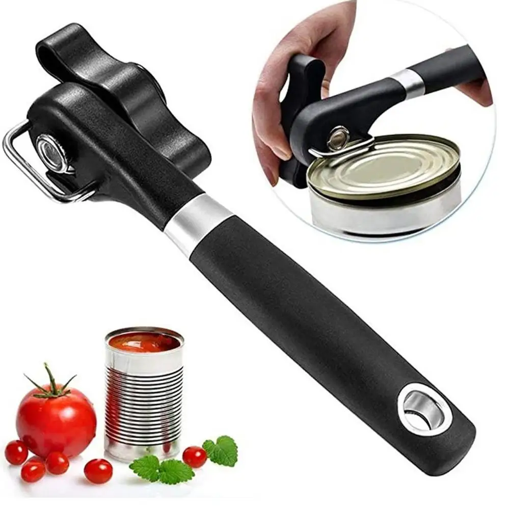 

Manual Can Opener Stainless Steel Safety Simple Multi-function Bottle Opener Metal Tin Fruit Cans Jars Opener Kitchen Tools
