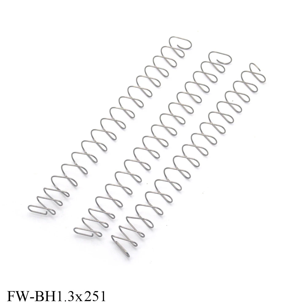 

10pcs Rectangular Compression Spring1.3mm Stainless Steel Magazine Spring