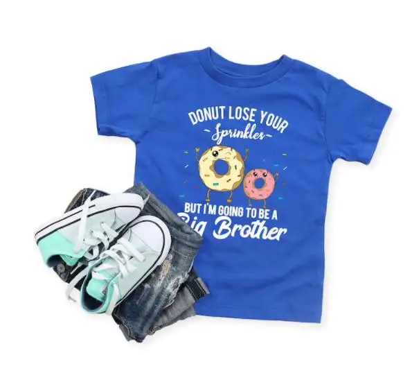 Я собираюсь быть большим братом рубашкой женской или мужской пол раскрываемая