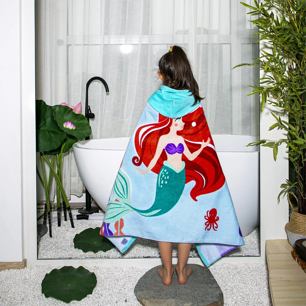 Пляжное полотенце с изображением героев мультфильмов для детей детское банное