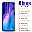 12 шт. закаленное стекло для Xiaomi Redmi Note 8 7 9 10 Pro Max 10s 9s 9t 8t redmi 9a 9c 8a Y3 защита для экрана стеклянная пленка