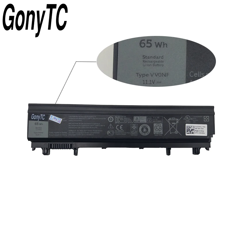 Оригинальная батарея GONYTC VV0NF для ноутбука DELL Latitude E5440 E5540 серии VJXMC N5YH9 0K8HC 7W6K0 FT6D9 11,1 V 65WH японская батарея