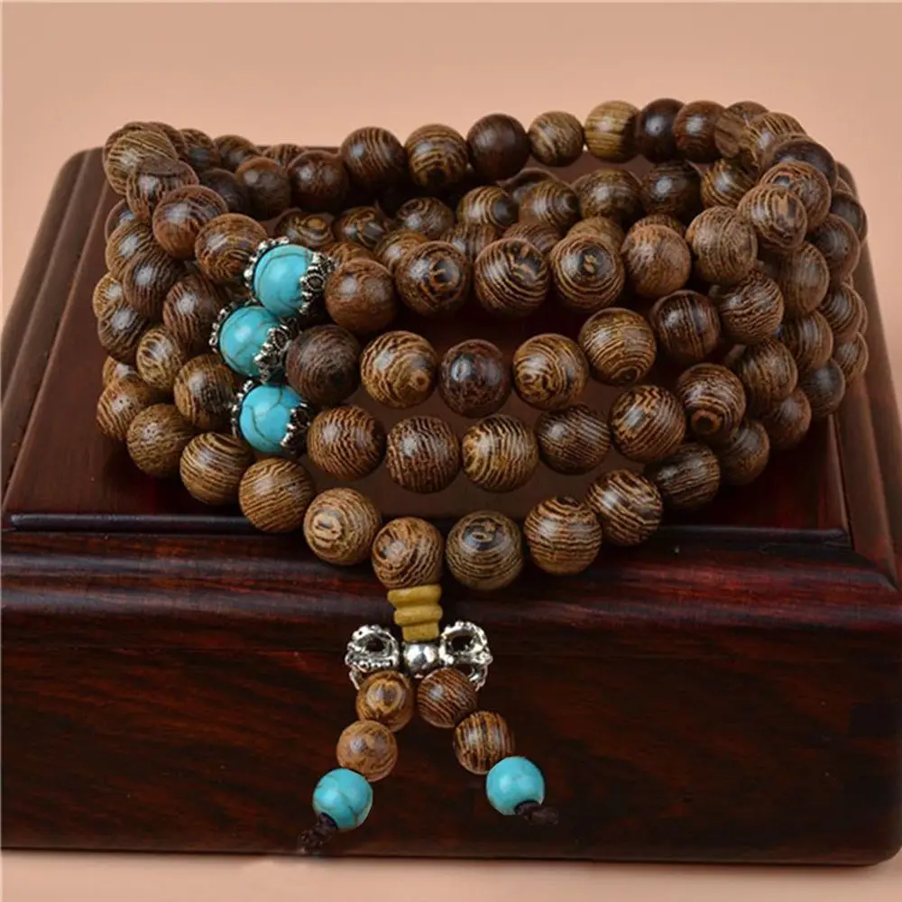 

Fashion Sandalwood Buddhist Buddha Meditation Prayer Bead Mala Bracelet Charm Bracelets Bangles Fashion Jewelry