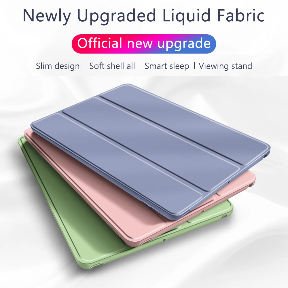 Силиконовый чехол из искусственной кожи для iPad 9 7 Air 2 3 Mini 4 5 Чехол Pro 11 10 6 поколения