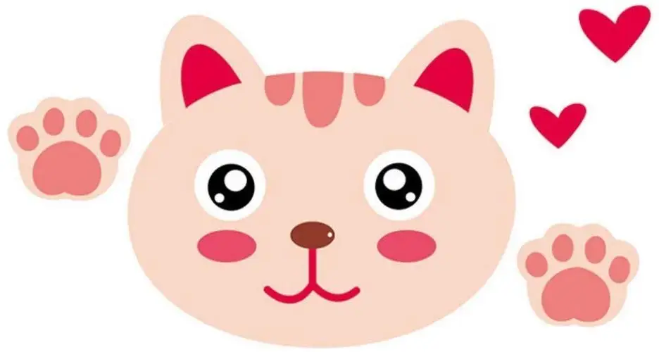 2 шт милый стикер для выключателя с изображением животного кота обезьяны Льва