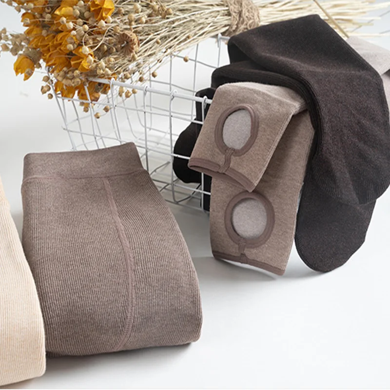 

Women Tights Winter Plush Warm Cashmere Pantyhose Nylon Woman Casual Faux Velvet Thick Sexy Tights 2020 New Winter