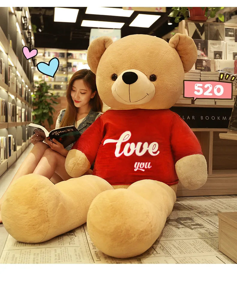 Дропшиппинг Популярный американский гигантский плюшевый мишка футболка игрушка