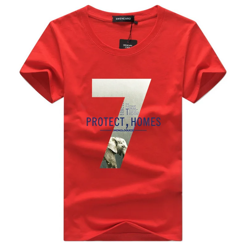 

Mens T-Shirts Summer Fashion 2021 New Arrivals Graphic Tees Print Number 7 Protect Homes Cotton Lovers TShirts Male YT044