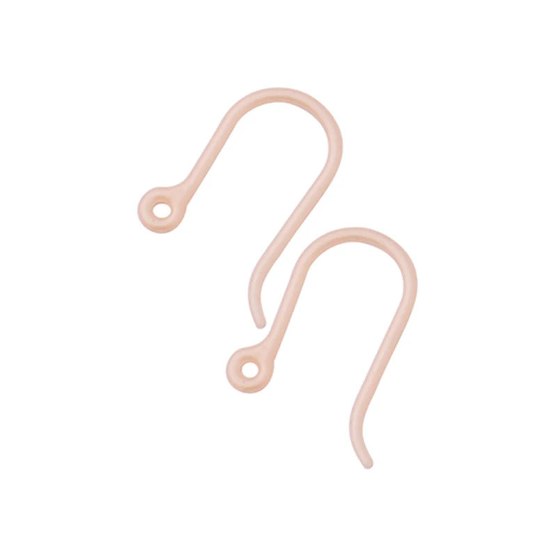 50pcs 2019 Women's Earrings 5 colors Environmentally Friendlyl 7*11MM Plastic Easy Ear Hook Accessories Jewelry
