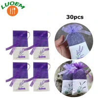 30pcs lavender sachet bag empty sachets bag flower printing fragrance lavender sachet bag for home kitchen