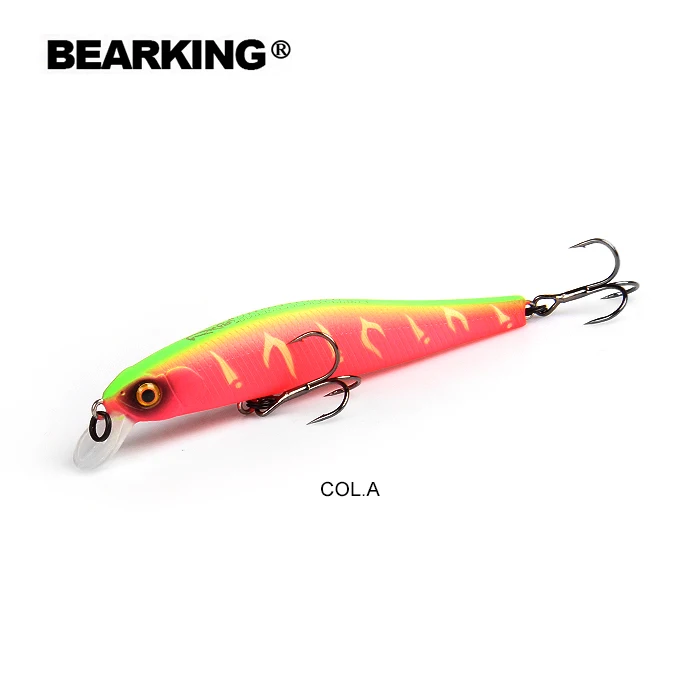 BEARKING 9 см 10 г Горячие рыболовные снасти shone приманки Гольян кривошипно вольфрамовый магнит вес системы воблер искусственные приманки - Цвет: A