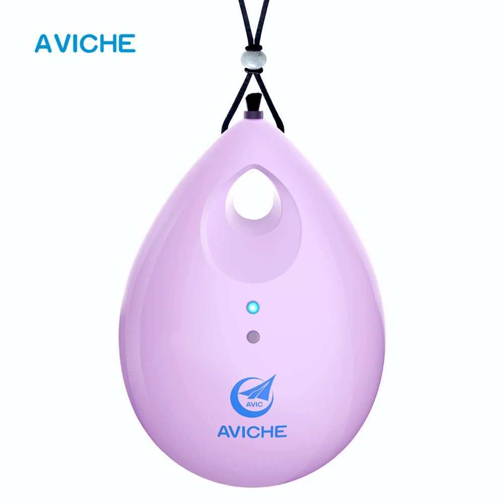 Personal Rechargeable and Portable Air Purifier Negative Ion Generator Purifies Air Eliminating Germs, Dust, Viruses, Bacteria