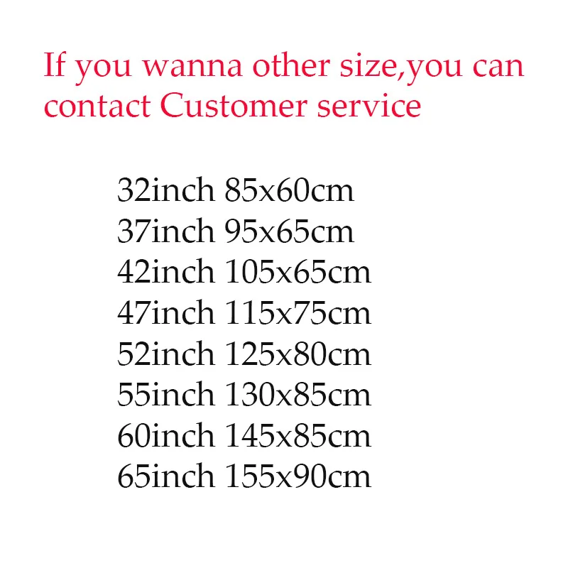 

New Dustproof TV Set Cover Home Textile LCD TV Screen Protector Fit Television Smart Tv 32/55/65 Inch Computer Monitor Cover