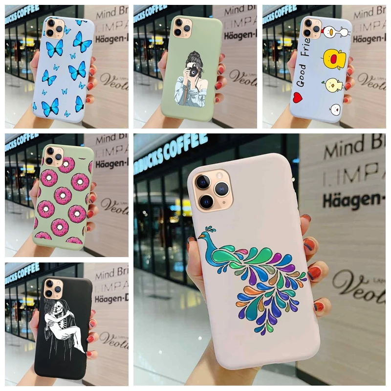 

For VIVO Y51 Y51L Y51A Y31 Y53 Y55 Y55s Y66 Y65 Case Cover Cartoon Animal Painted Soft TPU Silicone Matte Back Phone Shell