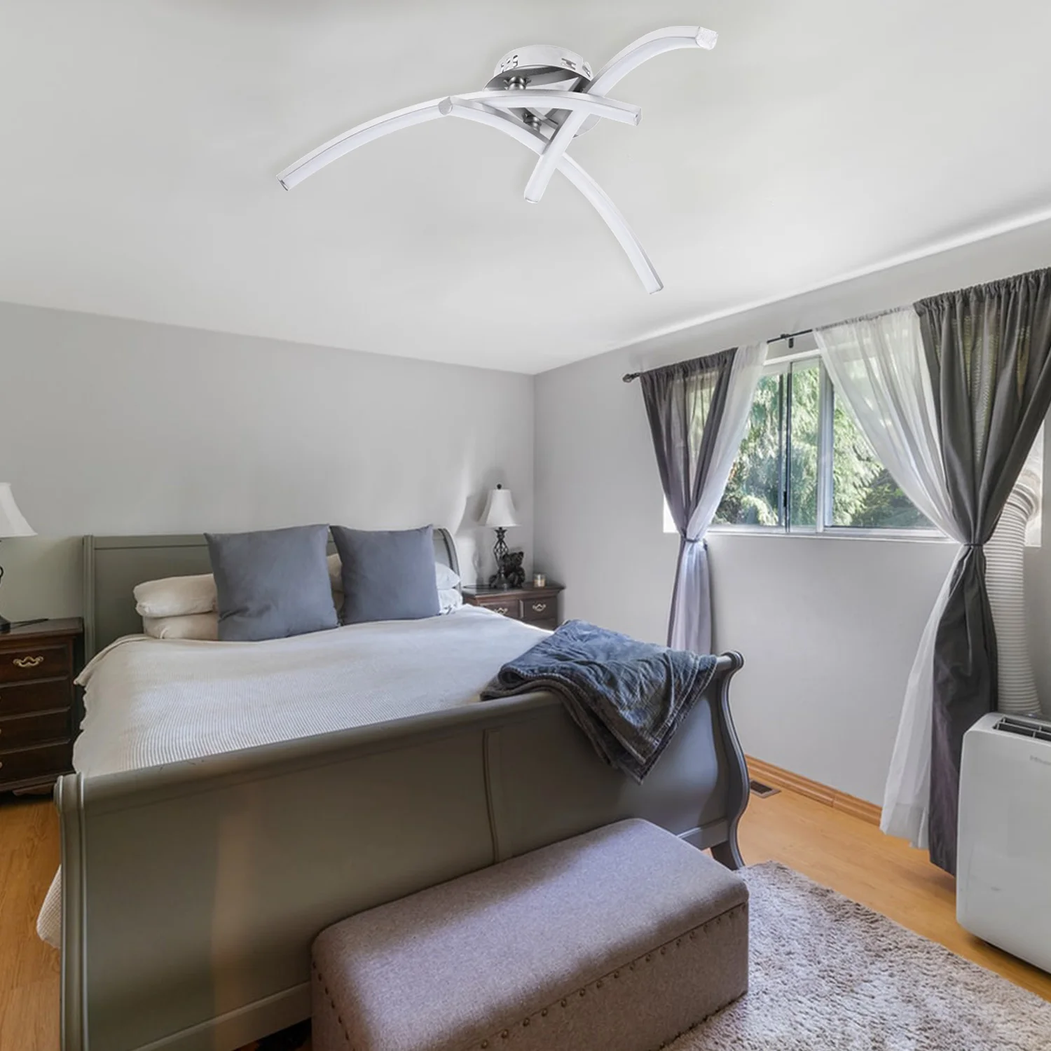 3 отделения светодиодный потолочный светильник 18 Вт поторлочные лампы Кухонный