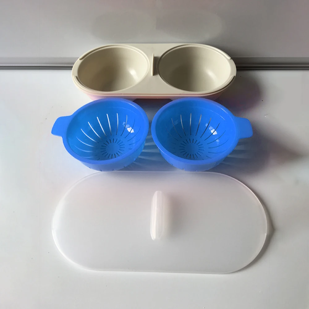 Микроволновая печь для яиц пищевая посуда двойная чашка яичный котел кухонный