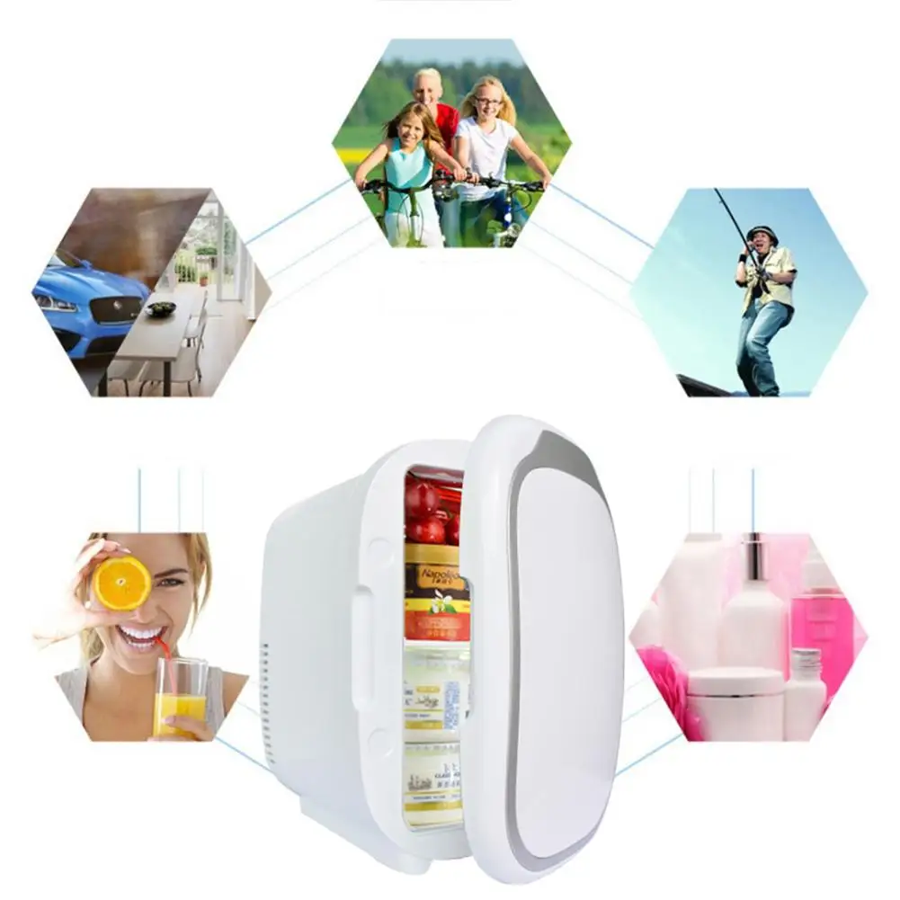 Портативный холодильник с морозильной камерой 6 л 12 В|Автомобильные