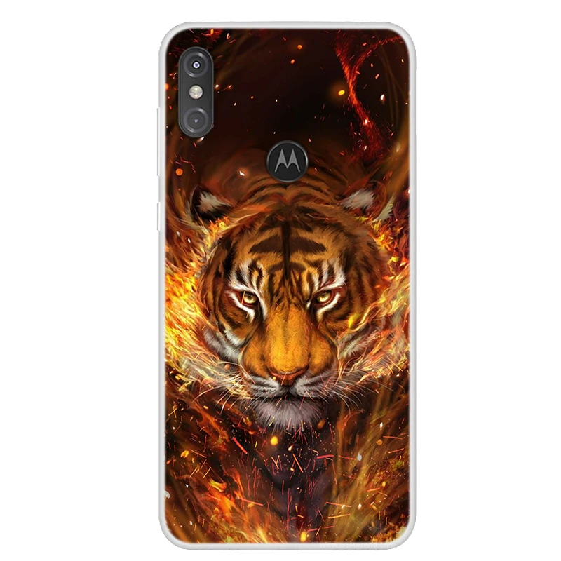 Чехол для Motorola Moto One Power силиконовый чехол телефона чехлы Action милый Zoom бампер из