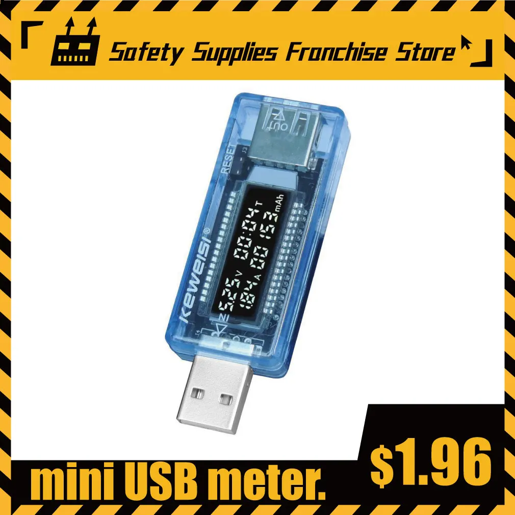 KEWEISI популярный по всему миру USB Вольт Напряжение зарядное устройство тестер