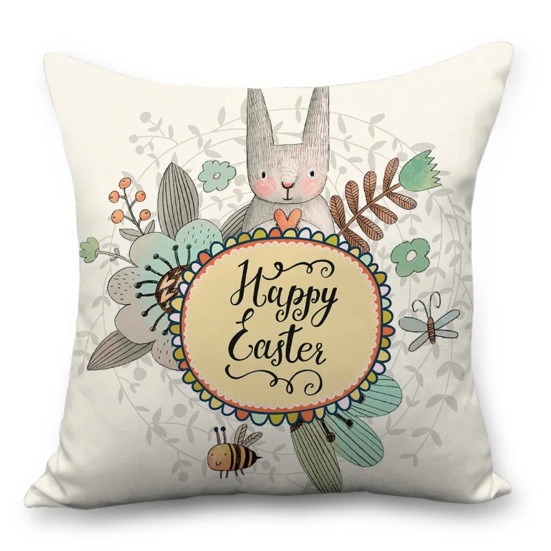 

Fashion Trend Cute Rabbit Soft and Comfortable Pillow Cushion Office Sofa Decoration Pillowcase Wholesale