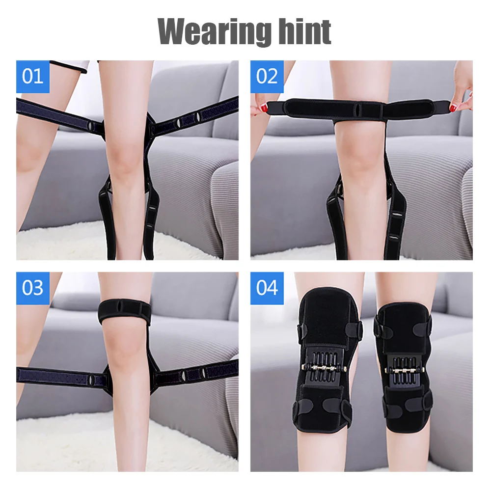 Защитный усилитель для коленного сустава OLIECO пружинный мощности подъемник