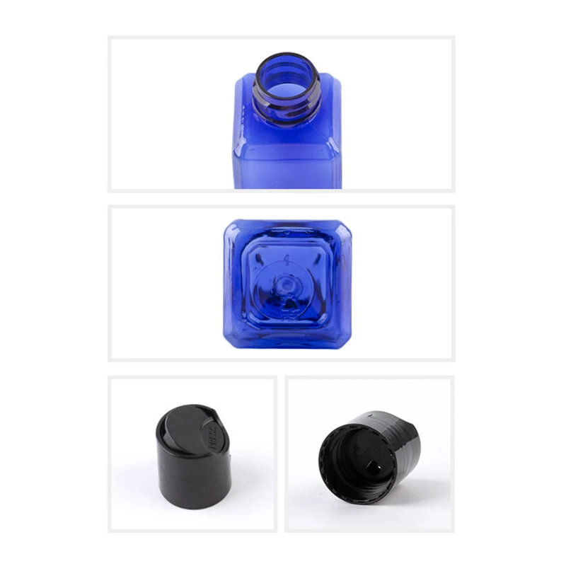 Пустые Квадратные флаконы для косметики 50 мл х шт. упаковочные дорожные бутылки с