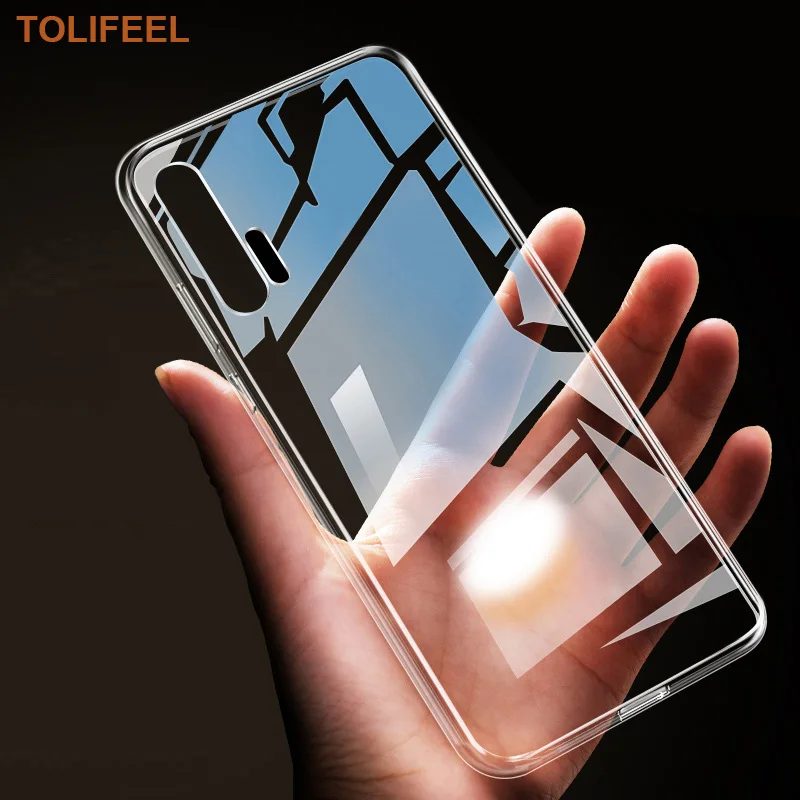 Силиконовый чехол TOLIFEEL для Huawei Nova 6 SE тонкий прозрачный защитный мягкий телефона