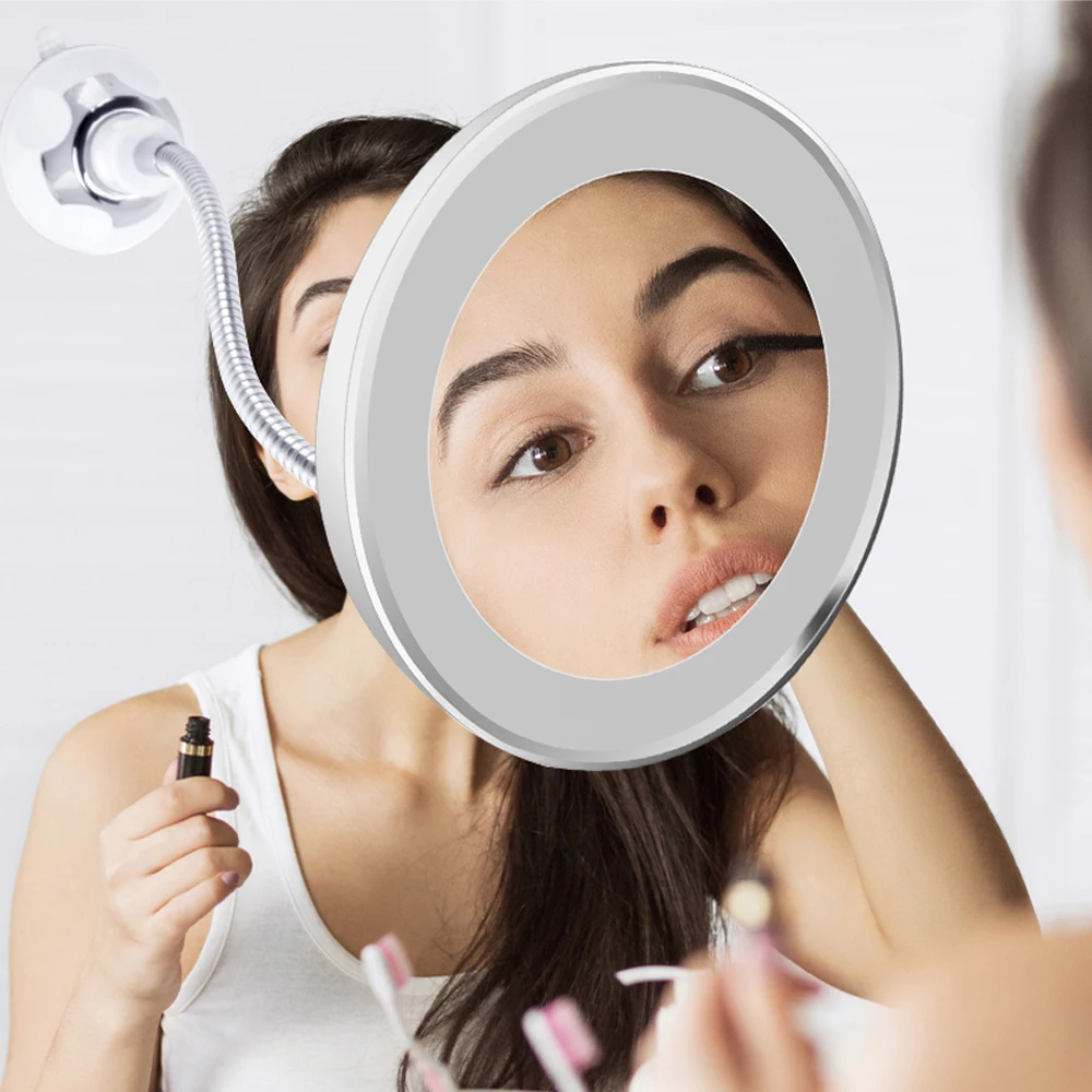 LED Makeup Lamp Mirror Magnifier Wall Lamp Vanity Mirror 360 Degree Rotation 10X Magnifying Glass Mirror Night Light Bathroom
LED Makeup Lamp Mirror Magnifier Wall Lamp Vanity Mirror 360 Degree Rotation 10X Magnifying Glass Mirror Night Light Bathroom