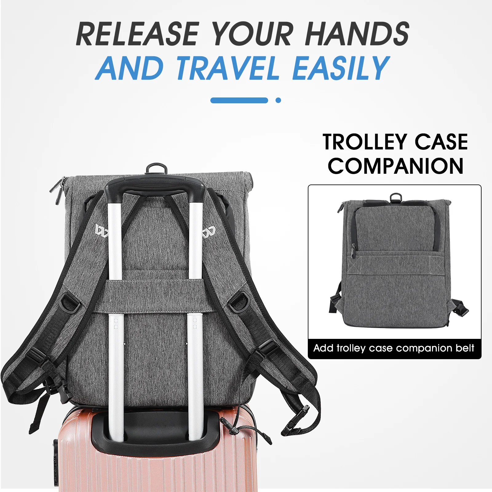 WEST BIKING Multipurpose Trunk Bag 15-25L Large Capacity Foldable Backpack Men Fashion Business Backpack Cycling Travel Bags