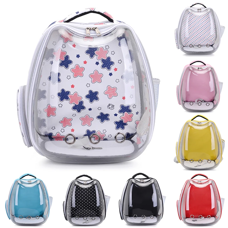 Переносная сумка для кошек с USB прозрачная капсула домашних животных дышащая