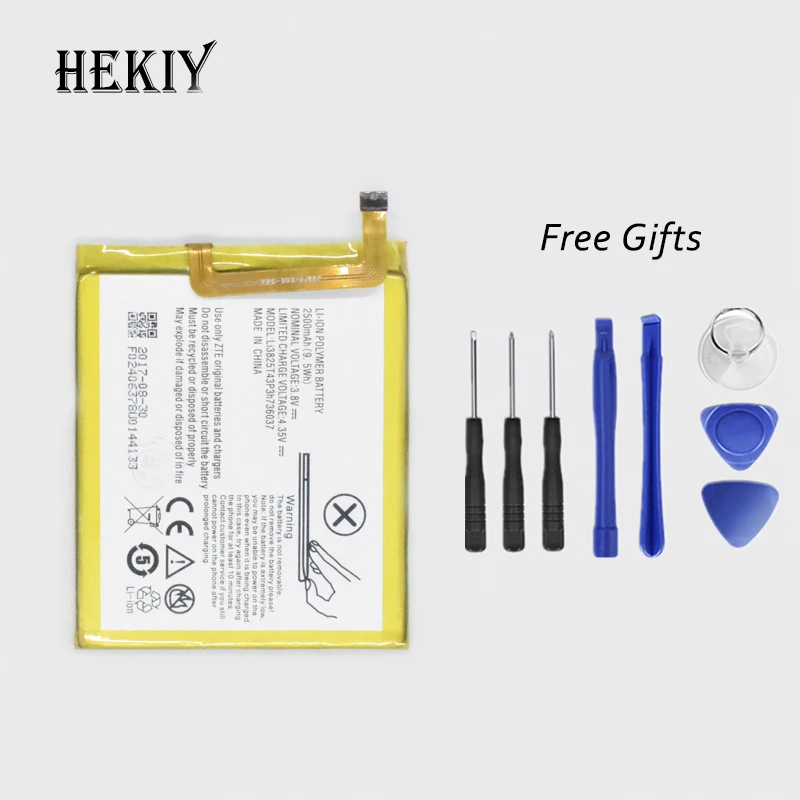 Оригинальный аккумулятор Hekiy Li3825T43P3h736037 для телефона ZTE Blade A2 V7 Lite Dual SIM BV0720 2500