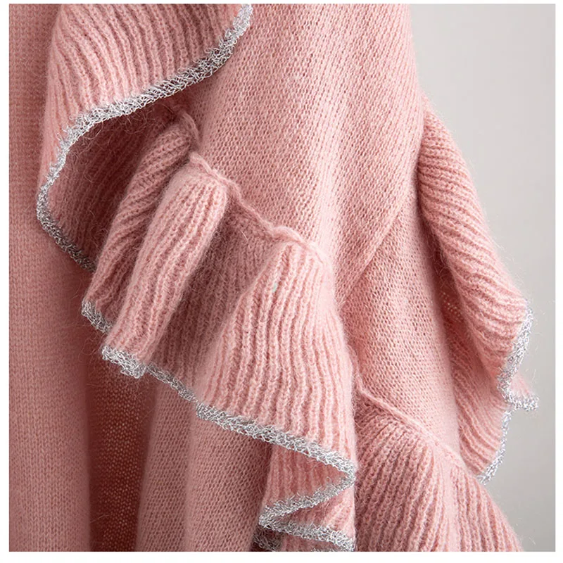 Высокое качество новая мода 2019 дизайнерский свитер для подиума Женский вязаный с