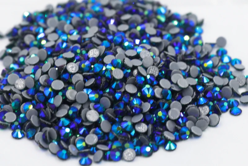 

Emerald AB стразы SS6~SS30 Hotfix Rhinestones Iron On Flatback Glass Nail Art Rhinestone Crystal AB DIY Decorations