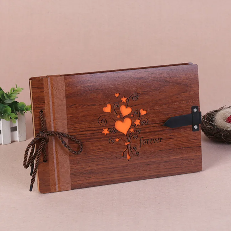 10 дюймовый альбом сделай сам для скрапбукинга Tether деревянный бумажная модель