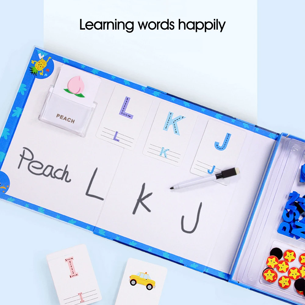 Ранние развивающие игрушки магнитная головоломка Английский ABC алфавит слова