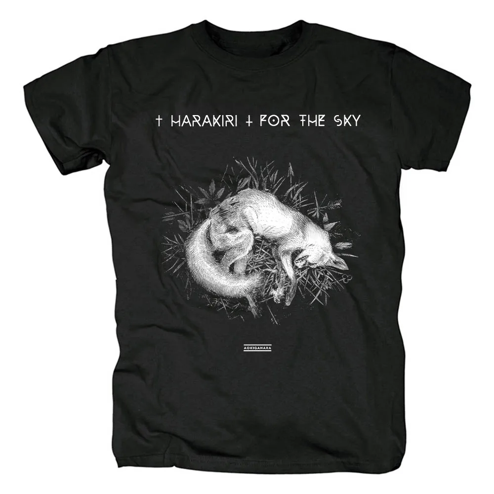 Черная футболка с коротким рукавом изображением мокрого копыта харакири для