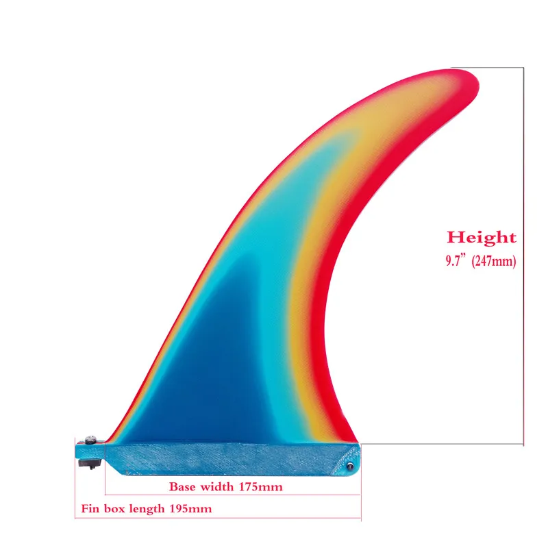 Плавник для серфинга s/9 7 дюймов весло из стекловолокна плавник quilhas длинный