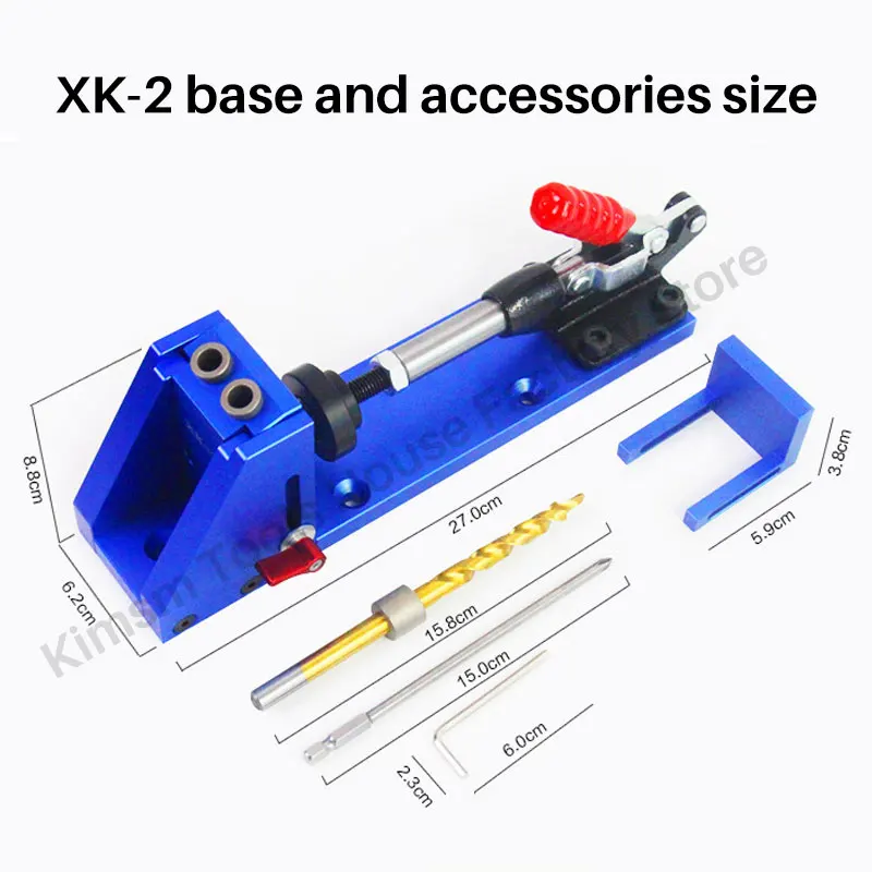 Модернизированный набор для зажима карманного отверстия деревообработки с 9 55 мм