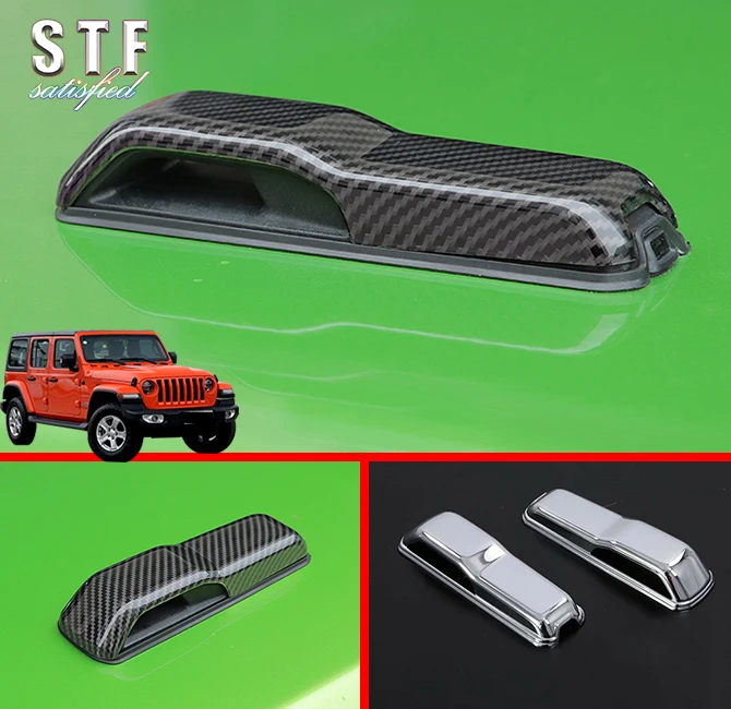 

ABS Wiper Nozzle Cover Trim For Jeep Wrangler JL 2018 2019