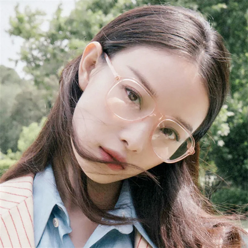 Классические Прозрачные желеобразные розовые солнцезащитные очки для мужчин и