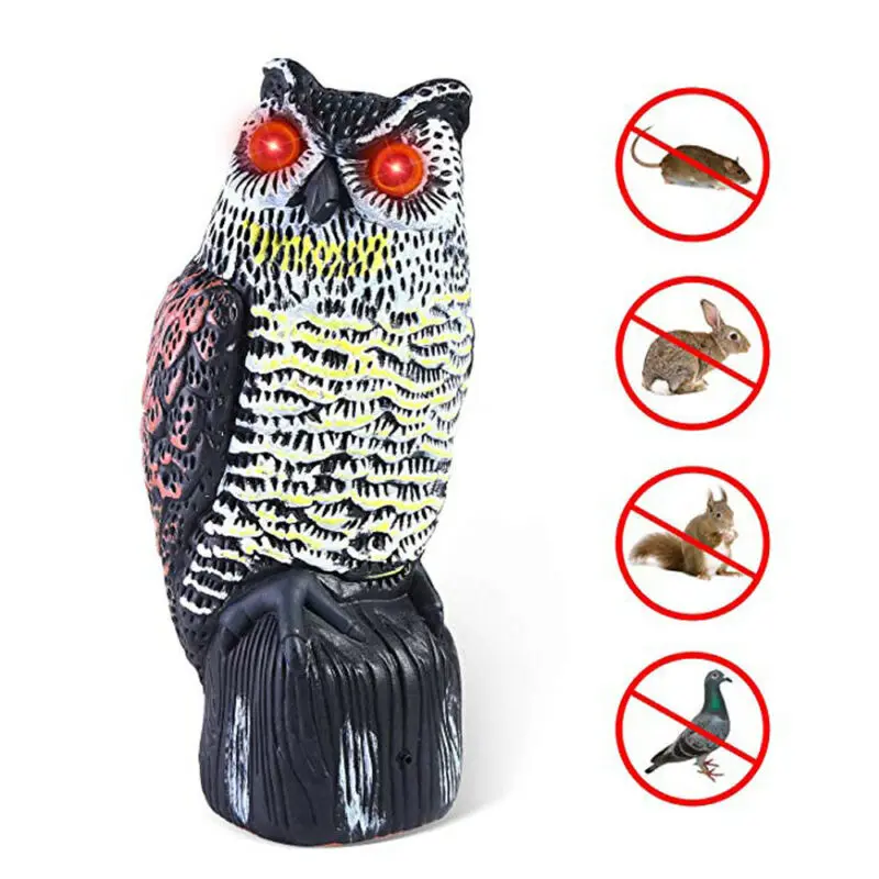 Реалистичный поддельный Сокол сова ястреб охотничий приманка Отпугиватель