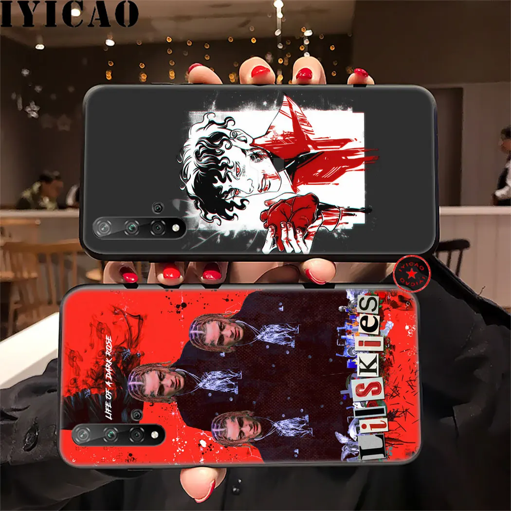 Мягкий силиконовый чехол IYICAO Lil Skies Rapper для Honor View 20 8C 8X8 9 10 Lite 6A 7C 7X 7A 9X20 Pro Note |
