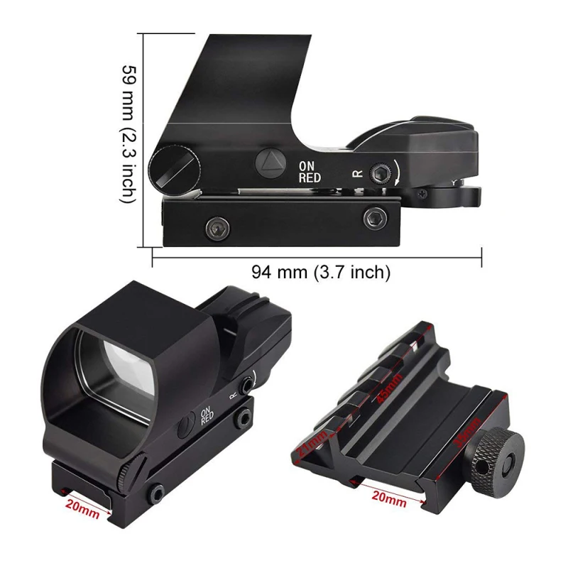 Оптика для охоты Aimsniper HD119 голографический прицел с красной точкой винтовки