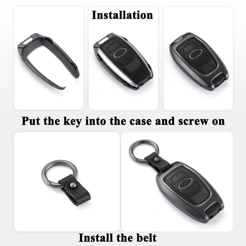 1pc SEEYULE Aluminum Alloy Car Key Case Cover Shell Protector Styling Accessories for Subaru XV BRZ Forester Outback Legacy | Автомобили и