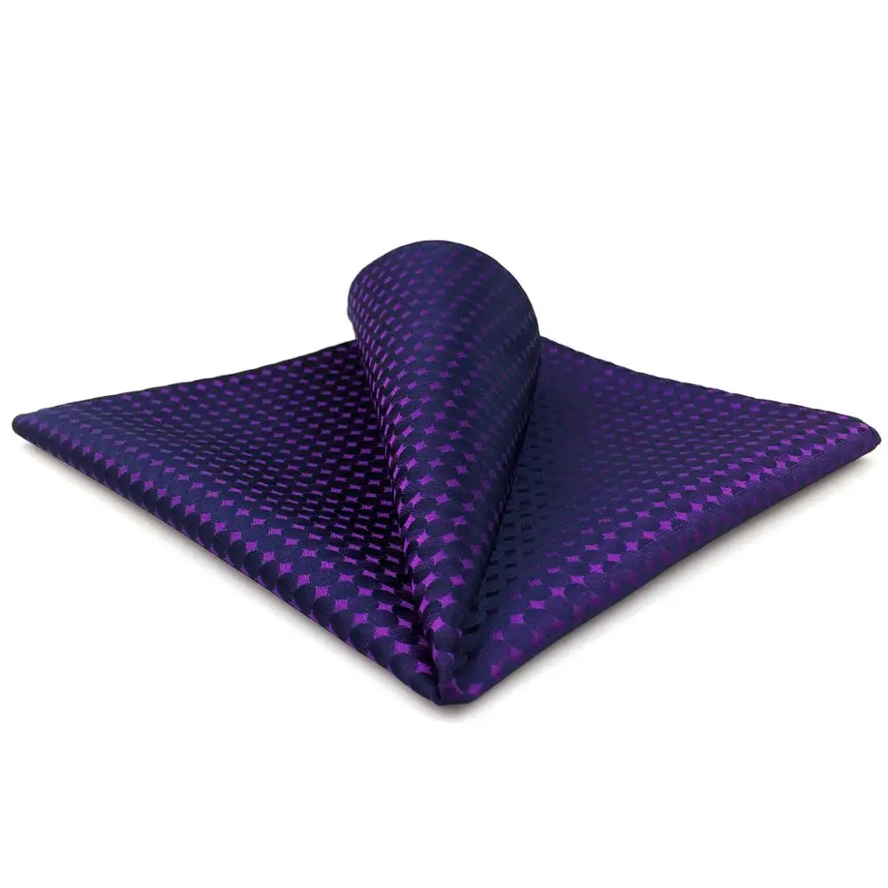 FH15 однотонный фиолетовый мужской карманный квадратный носовой платок модный