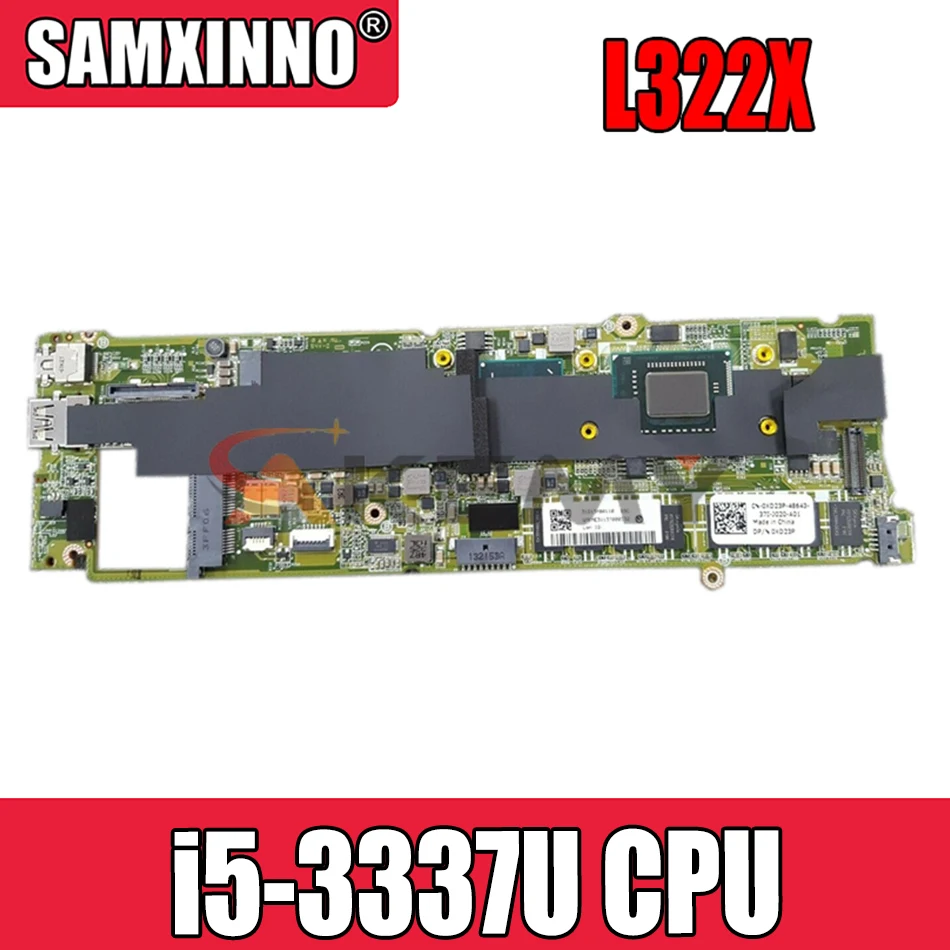 

Akemy CN-01TTM0 01TTM0 1TTM0 laptop motherboard For dell XPS 13 L322X DAD13AMBCD1 i5-3337U 1.8GHZ 4GB Ram Main board tested