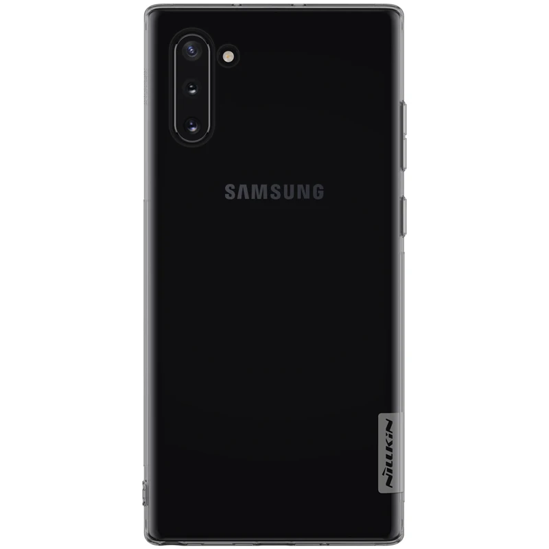Grey Для samsung Galaxy A50s A30s A70s A50 A30 A70 Примечание 10 10 Plus чехол Nillkin из ТПУ 0,6 мм мягкий чехол для телефона задняя крышка прозрачный чехол - Цвет: Grey