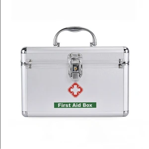 Трехуровневый бытовой набор первой помощи из алюминиевого сплава, Аварийные наборы, аптечка, аптечка, чехол с ручкой для переноски