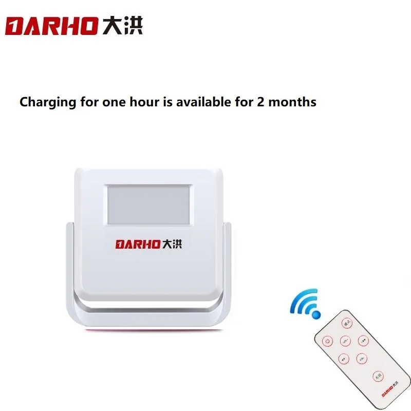 

Darho Hello Welcome Shop Store Home Security Welcome Chime Wireless Infrared IR Motion Sensor Door Bell Alarm Entry Doorbell